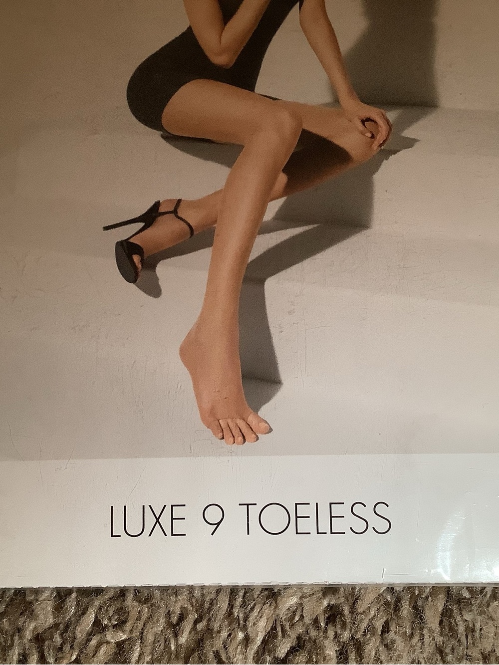 Wolford luxe 9 toeless tights, color gobi, size: S - Picture 2 of 10